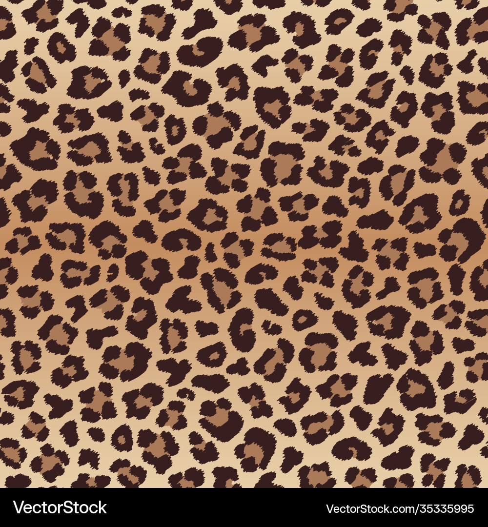 Leopard seamless pattern imitation skin Royalty Free Vector