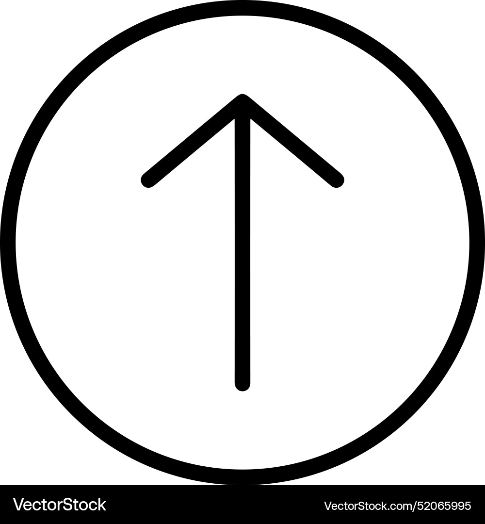 Upload outline icon symbol image Upload outline icon symbol image Vector Image
