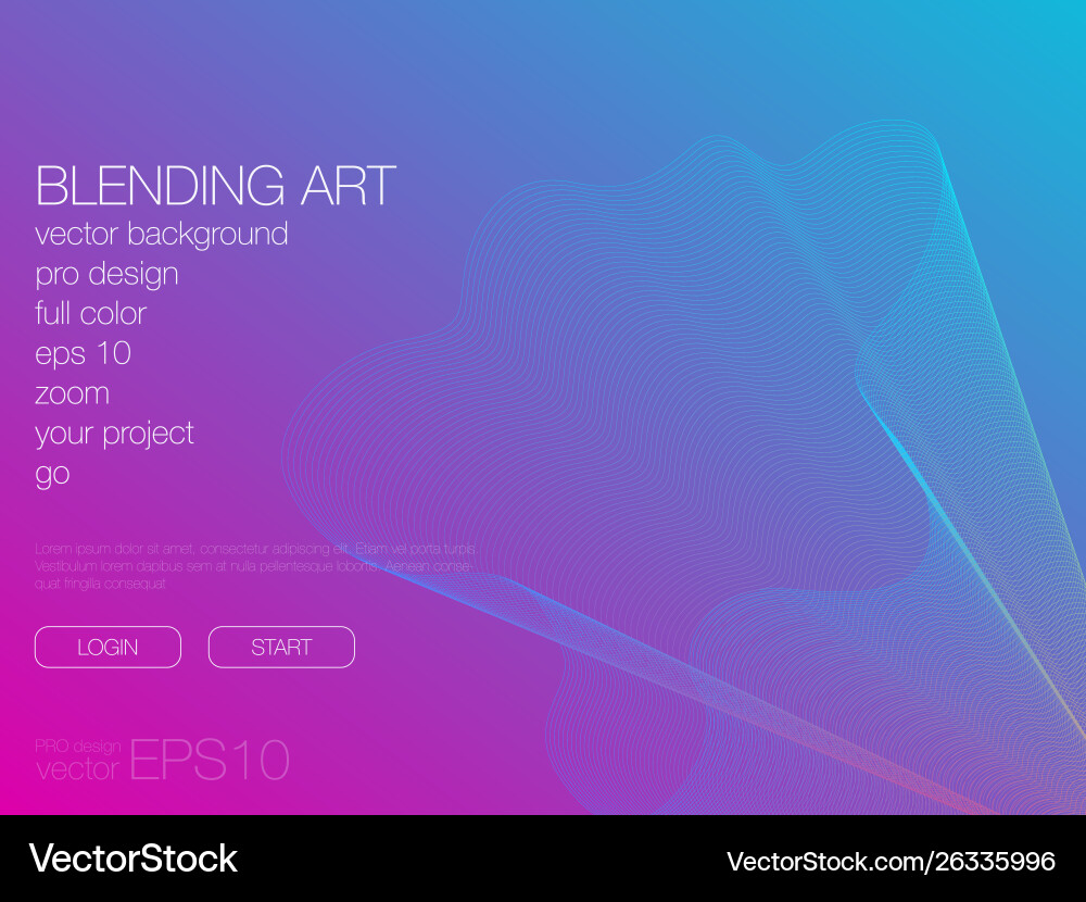 Abstract blend background template for web site Abstract blend background template for web site vector image