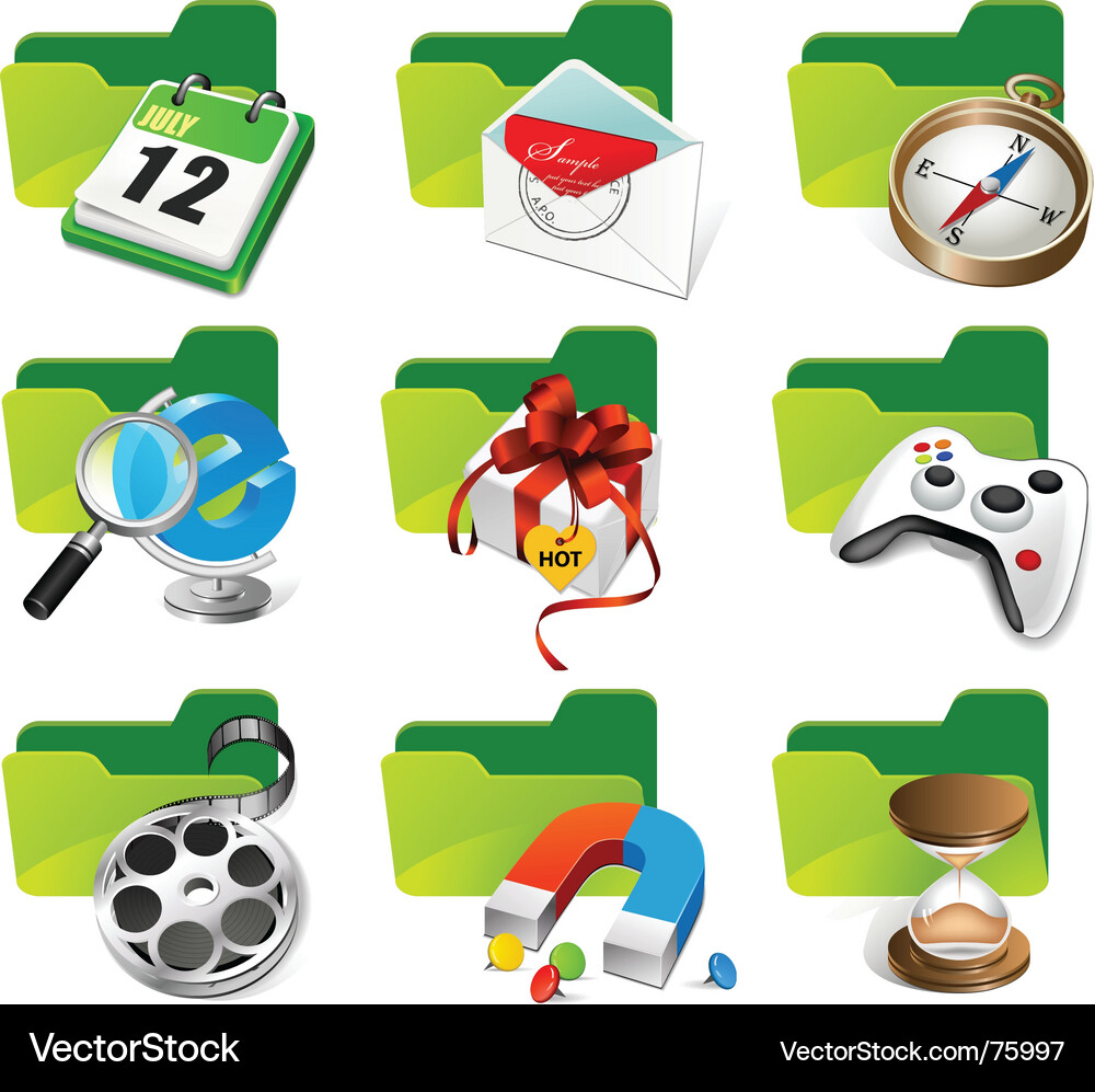 Digital Icons - Network & Web Vector Image