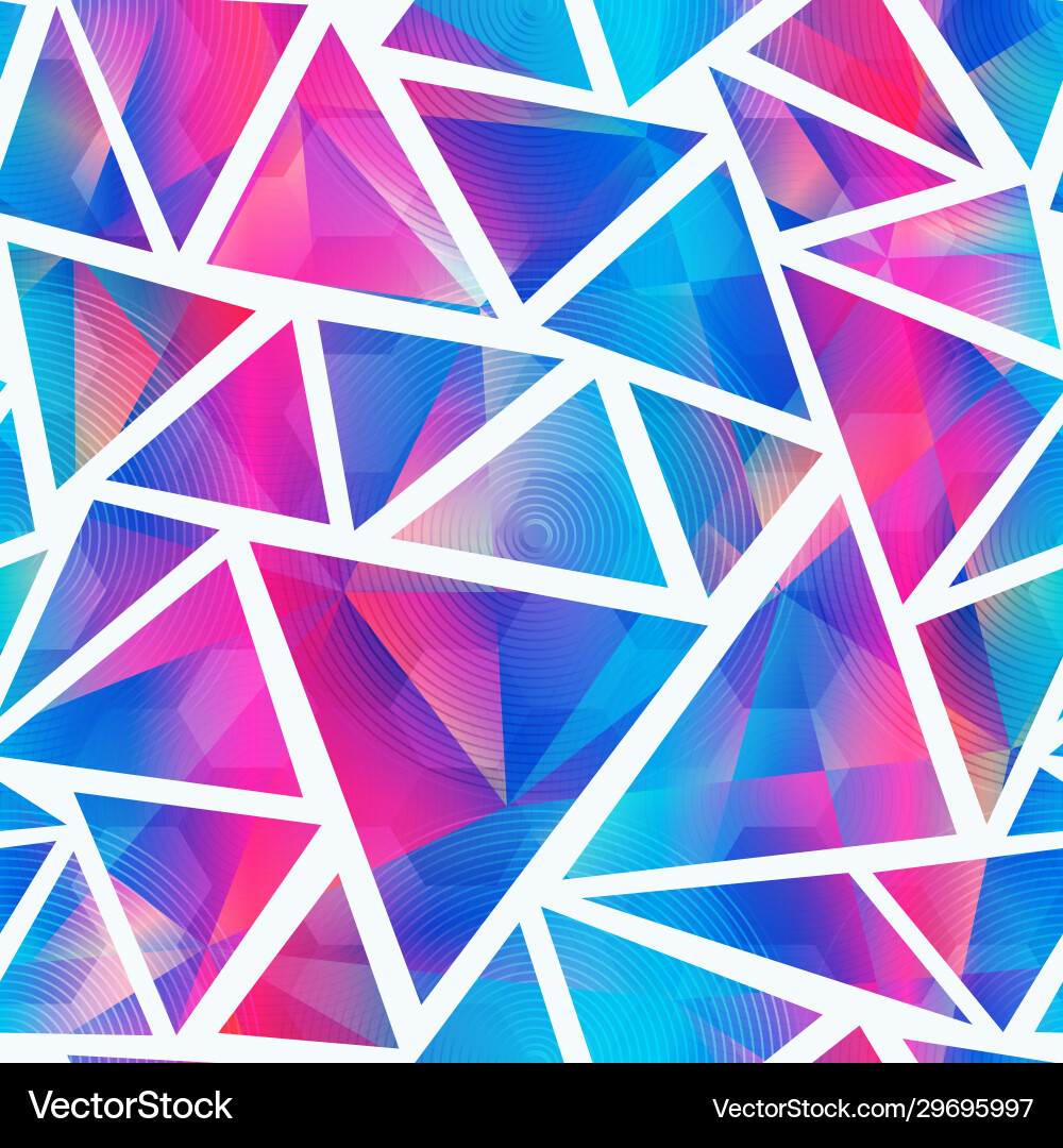 Light Geometric Triangle Pattern vector image