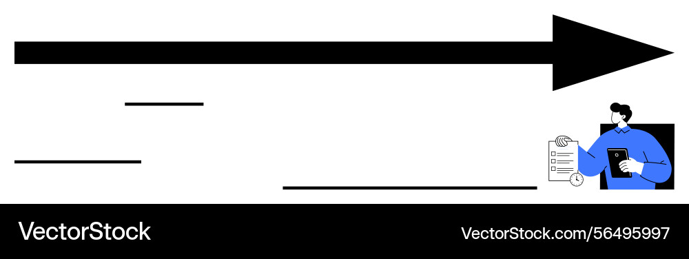 Professional tracking progress with checklist Professional tracking progress with checklist vector image