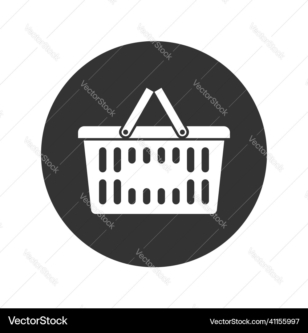 Shop basket Shop basket vector image