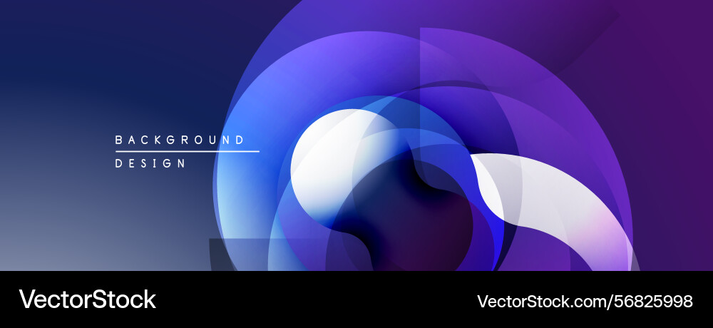 Abstract design features overlapping circles Abstract design features overlapping circles Vector Image