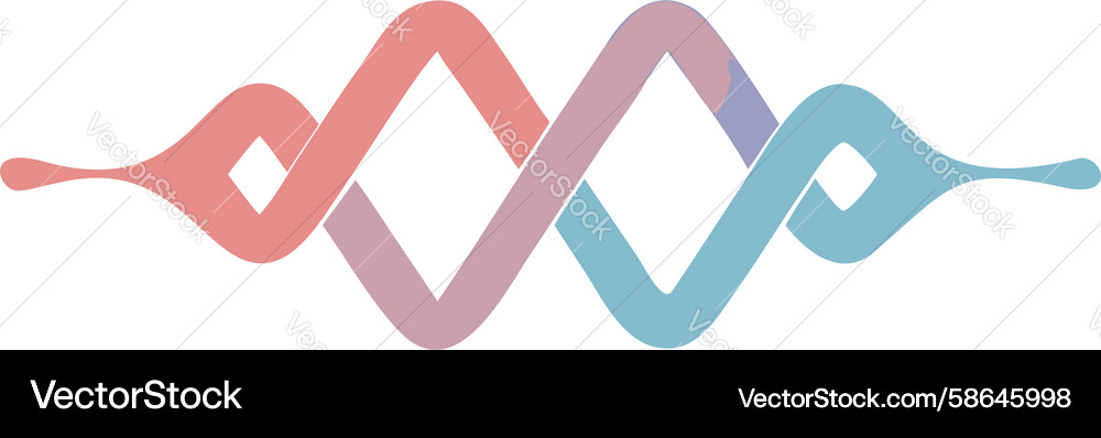Abstract Sound Wave Icon - Gradient Vector Image