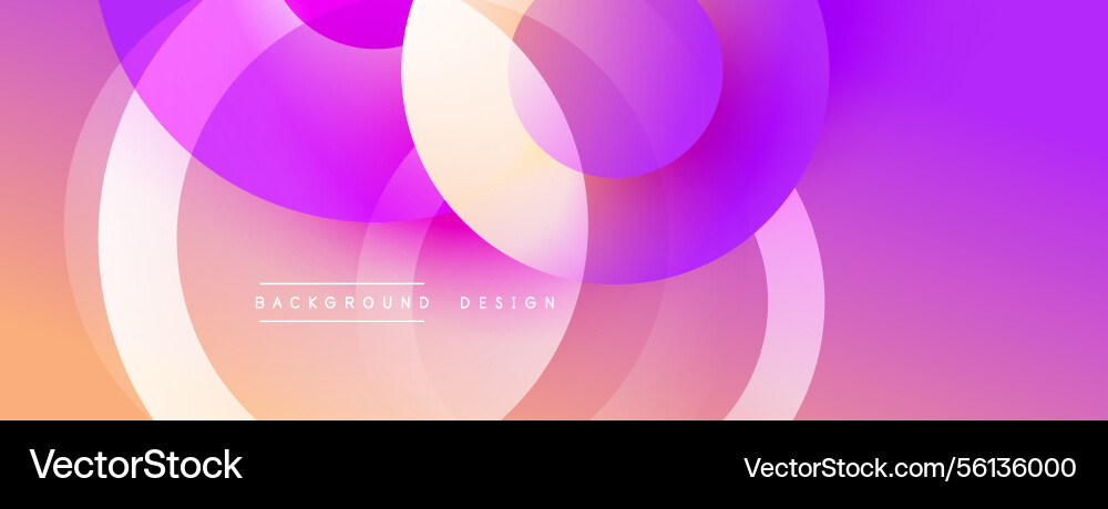 Abstract design features overlapping circles Abstract design features overlapping circles Vector Image