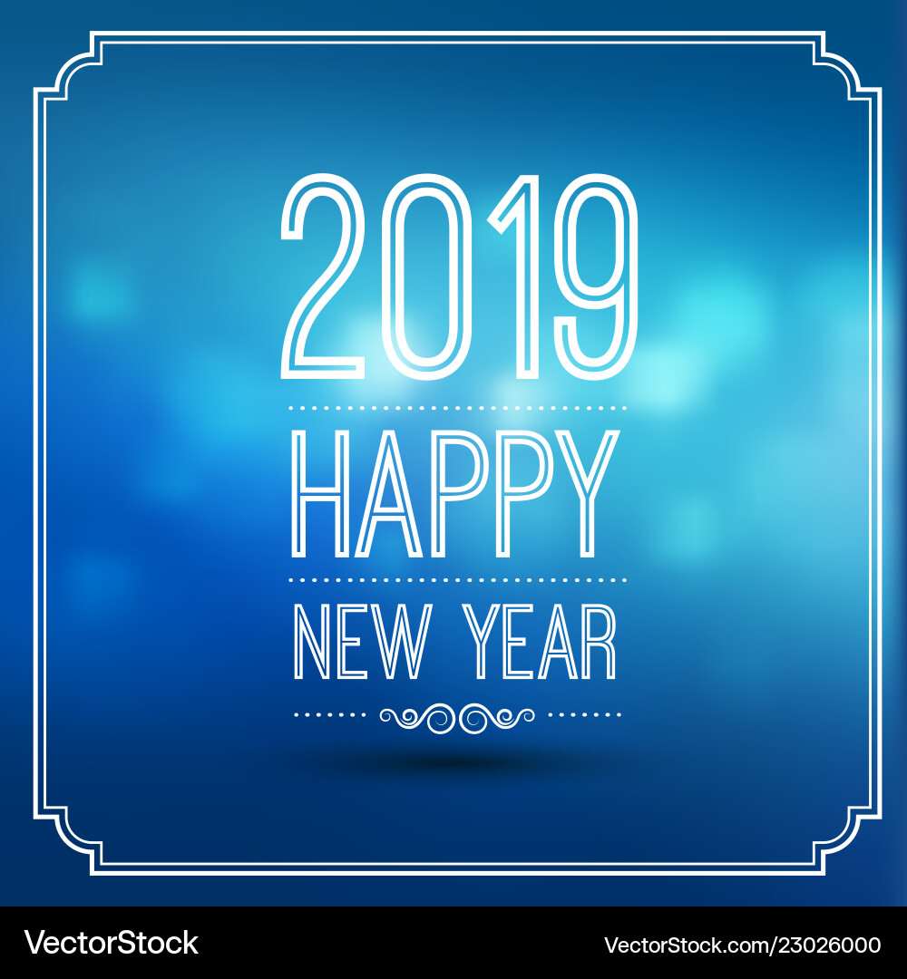 Happy new year 2018 Happy new year 2018 vector image