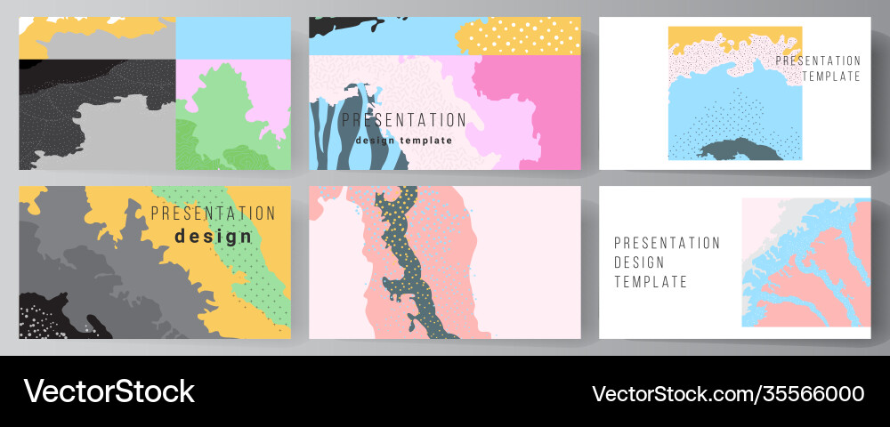Layout presentation slides design Layout presentation slides design vector image