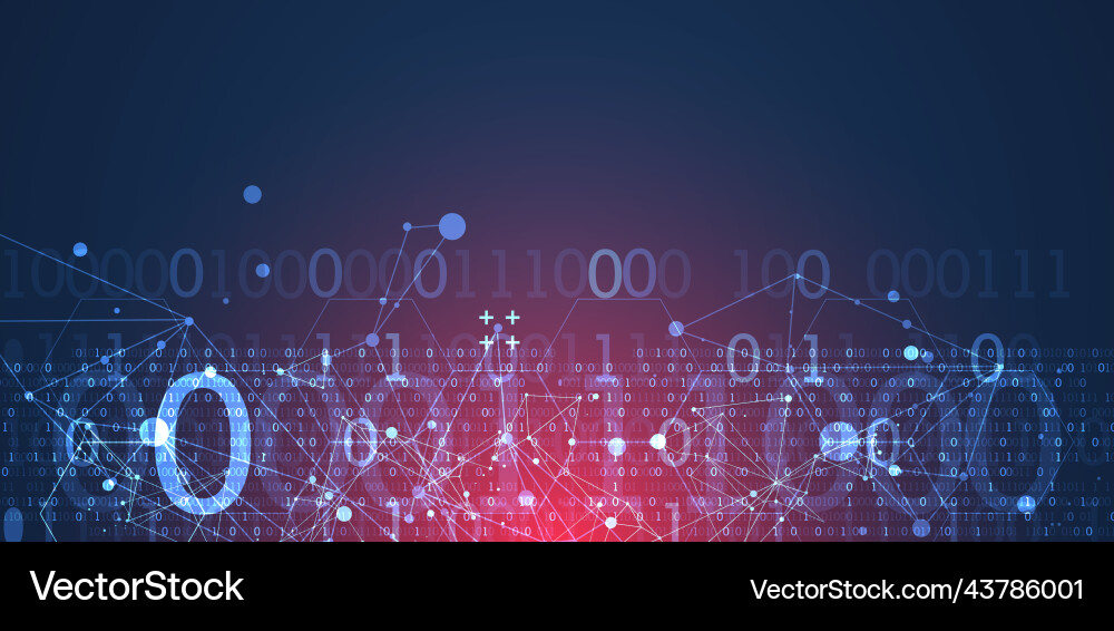 Abstract background with plexus effect scientific Abstract background with plexus effect scientific vector image