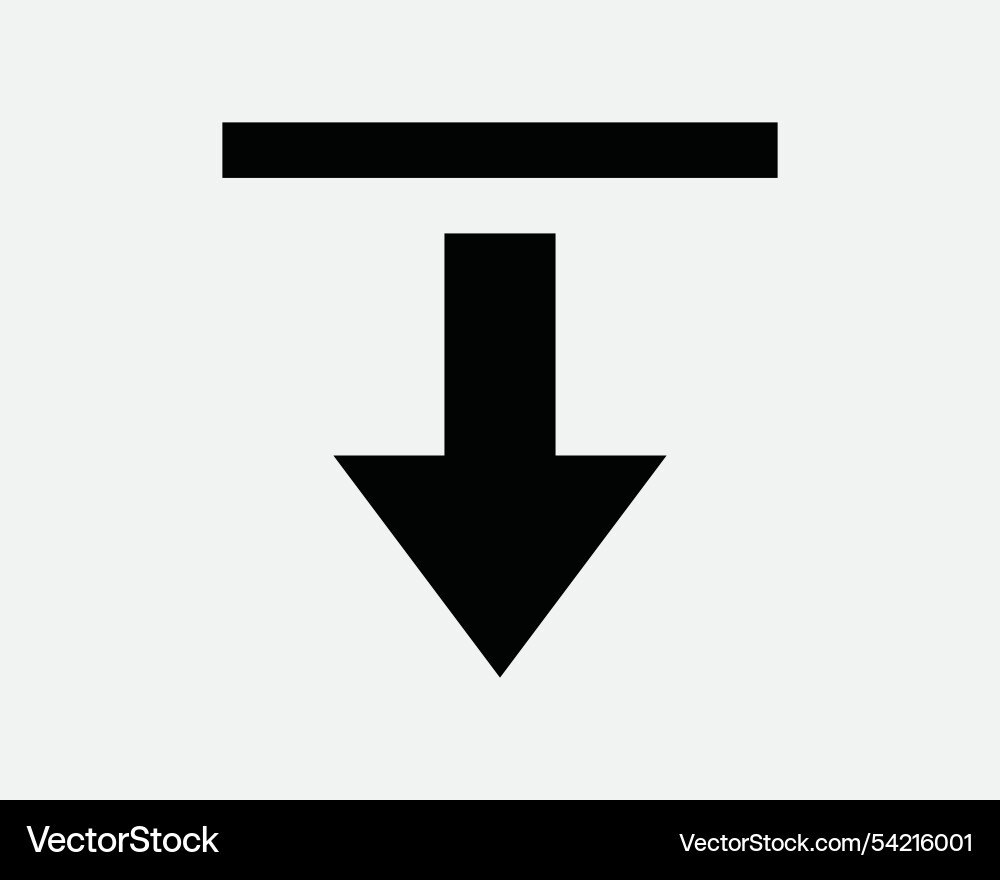 Download down load loading arrow downward file web Vector Image