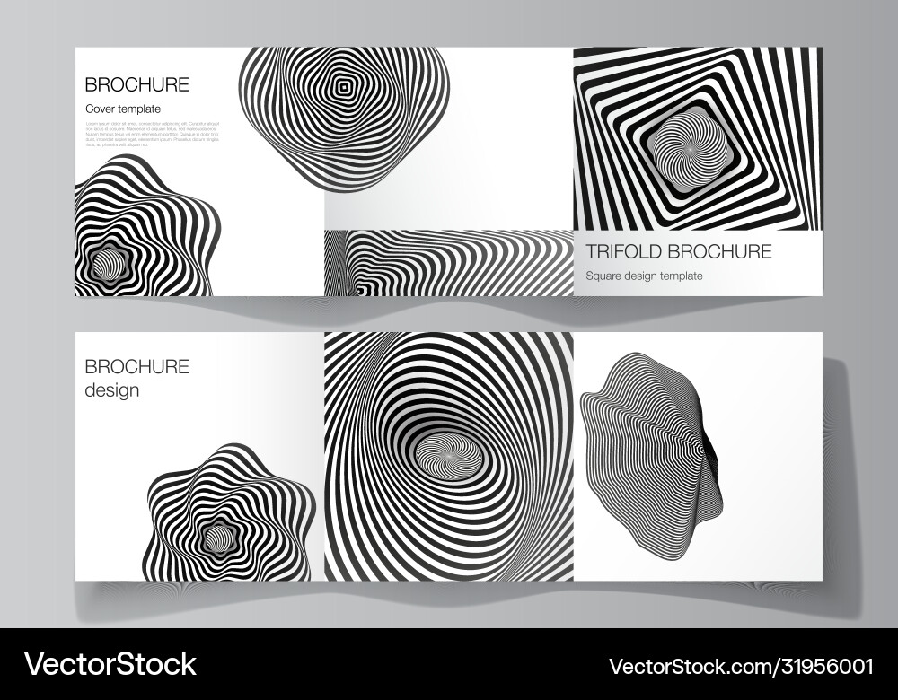 Minimal editable layout square format Minimal editable layout square format vector image