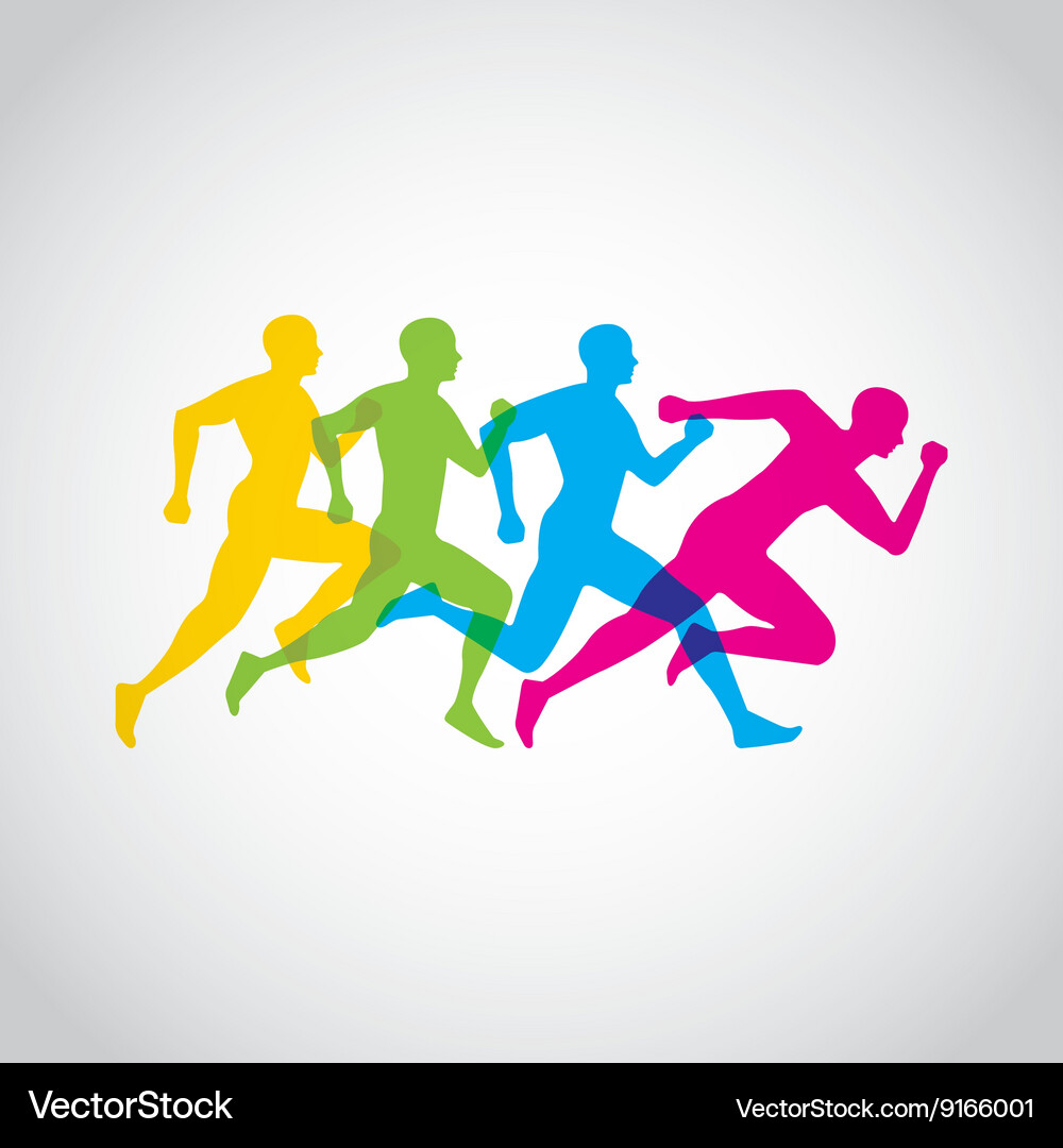 Running design Vector Image