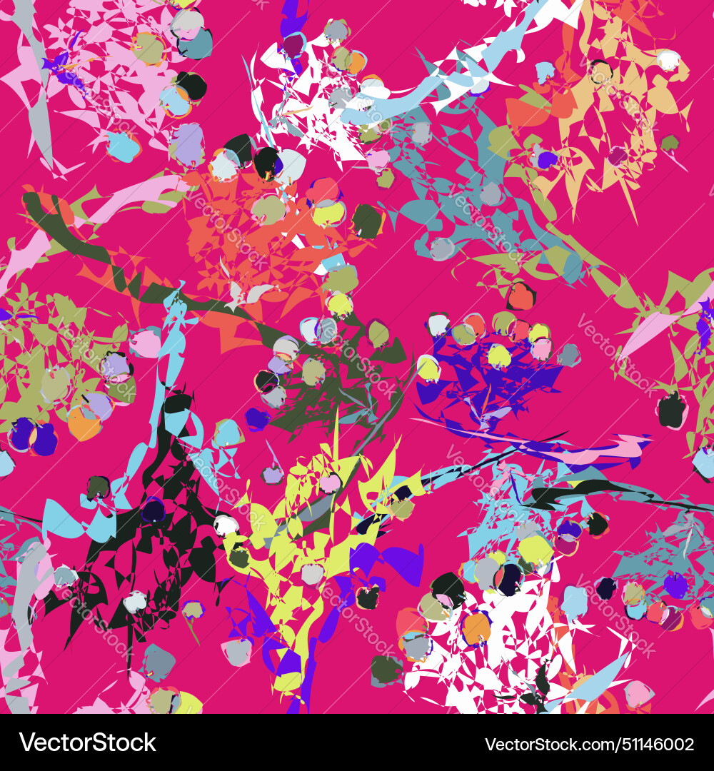A pink background with colorful pattern A pink background with colorful pattern Vector Image