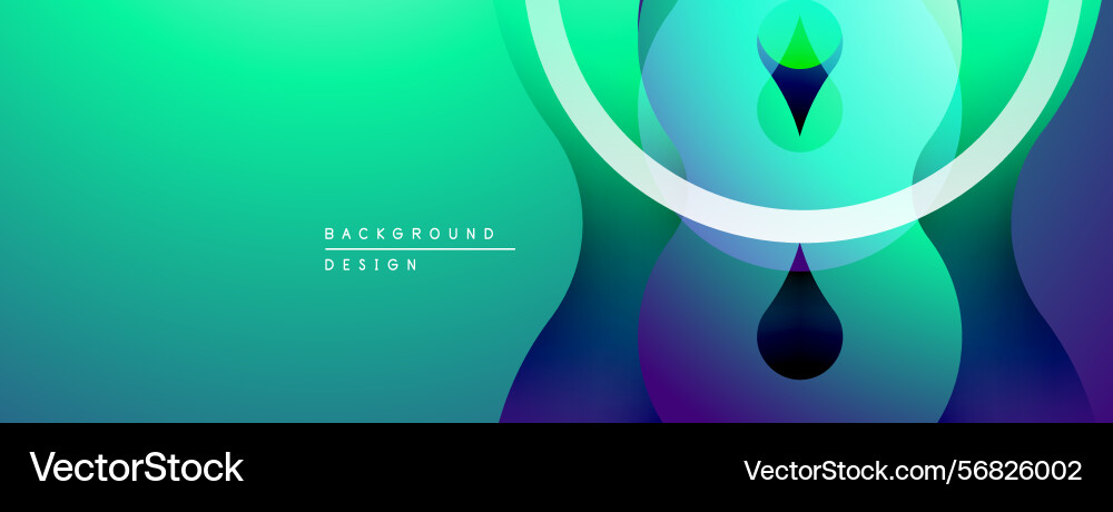 Abstract gradient background overlapping circles Abstract gradient background overlapping circles vector image