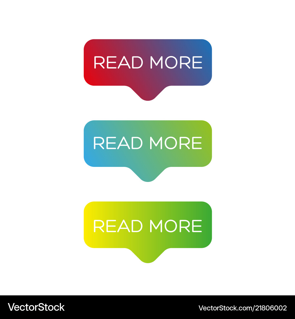 Call to Action Buttons vector image