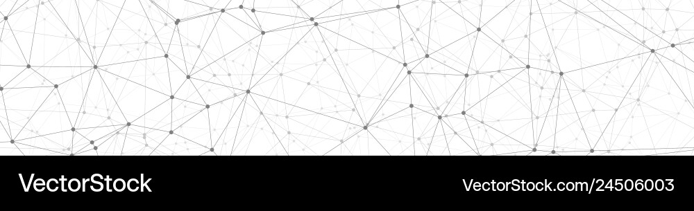 Abstract AI Network vector image