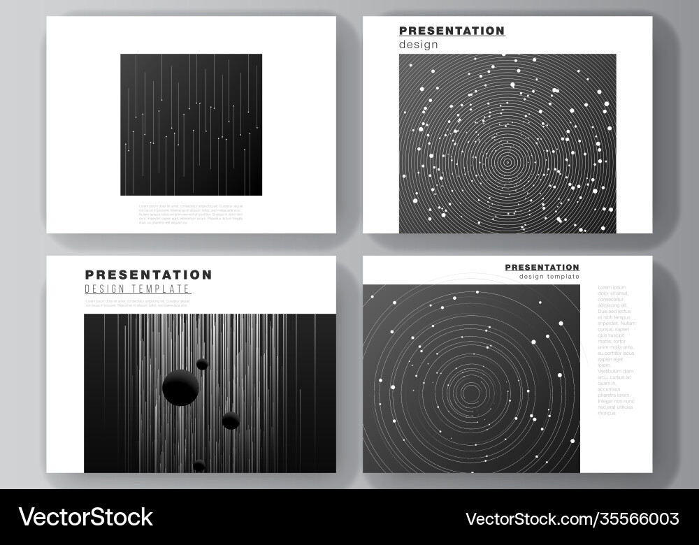 Layout presentation slides design Layout presentation slides design vector image