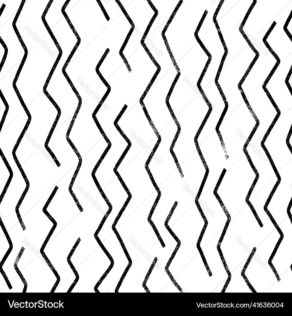 Irregular Zigzag Pattern vector image