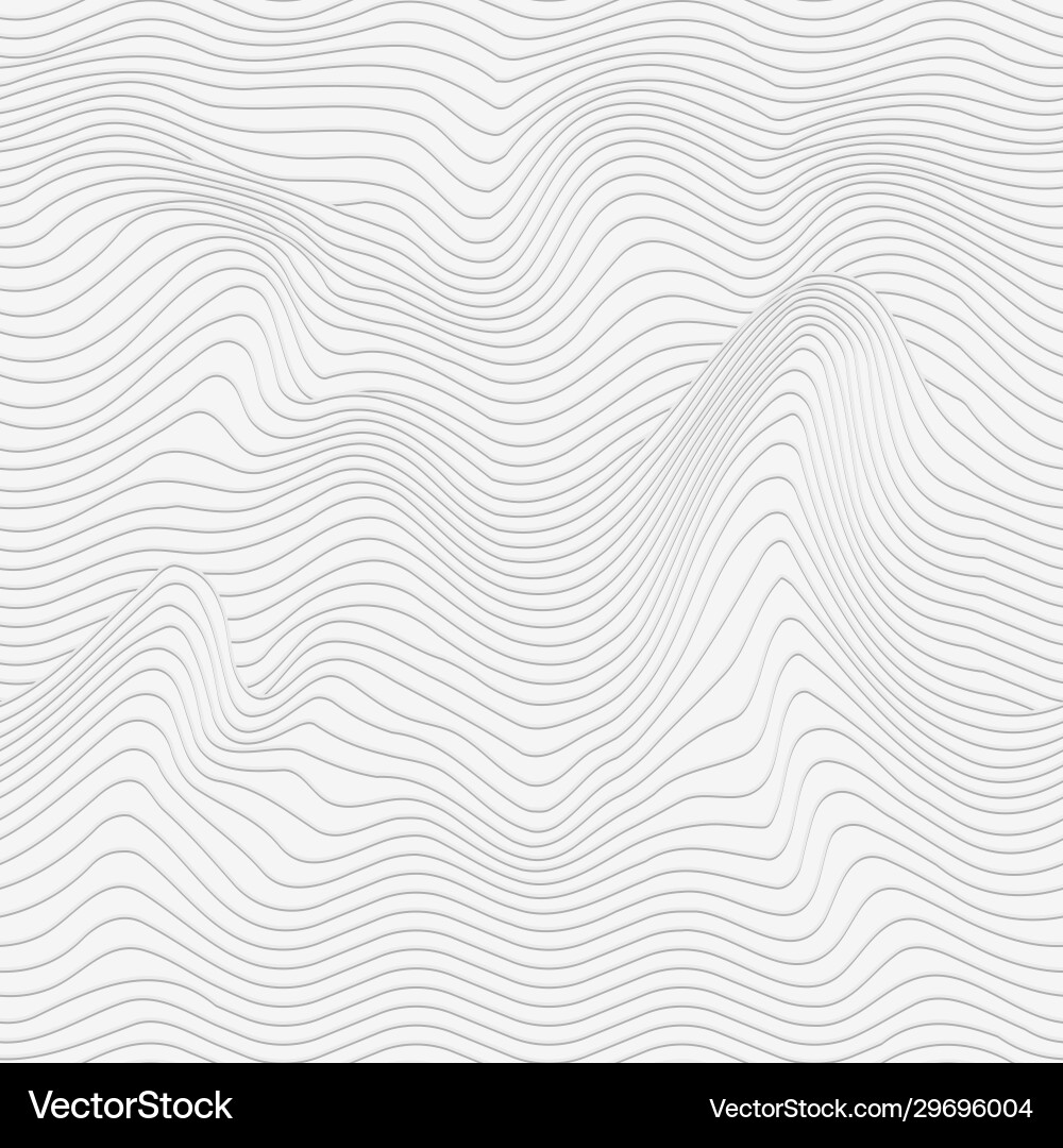 Monochrome Wave Pattern vector image