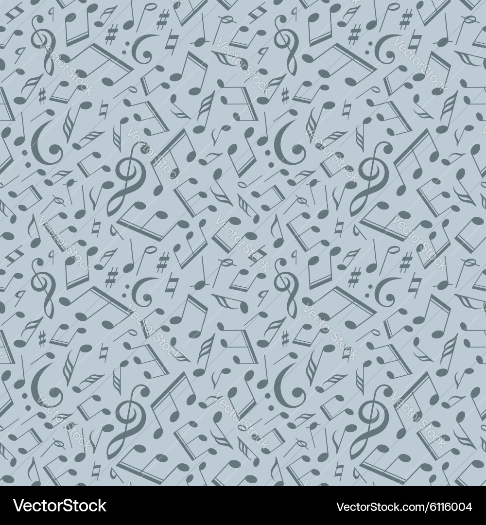 Musical Notes Pattern vector image