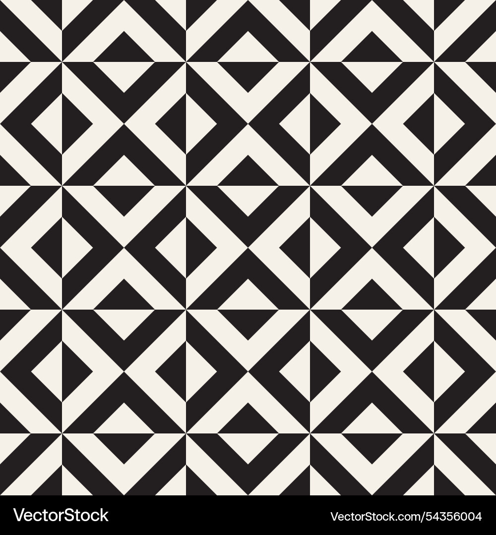 Seamless pattern repeating geometric elements Vector Image