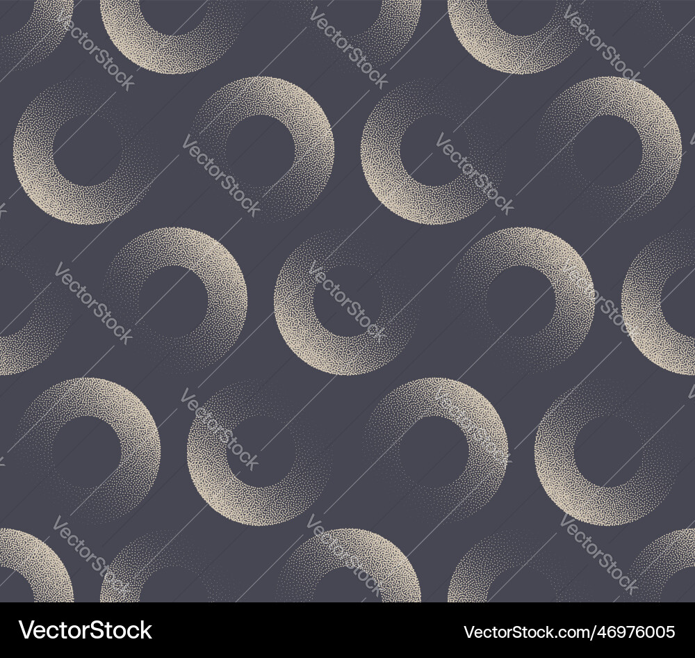 Decorative circles grid seamless pattern Decorative circles grid seamless pattern vector image