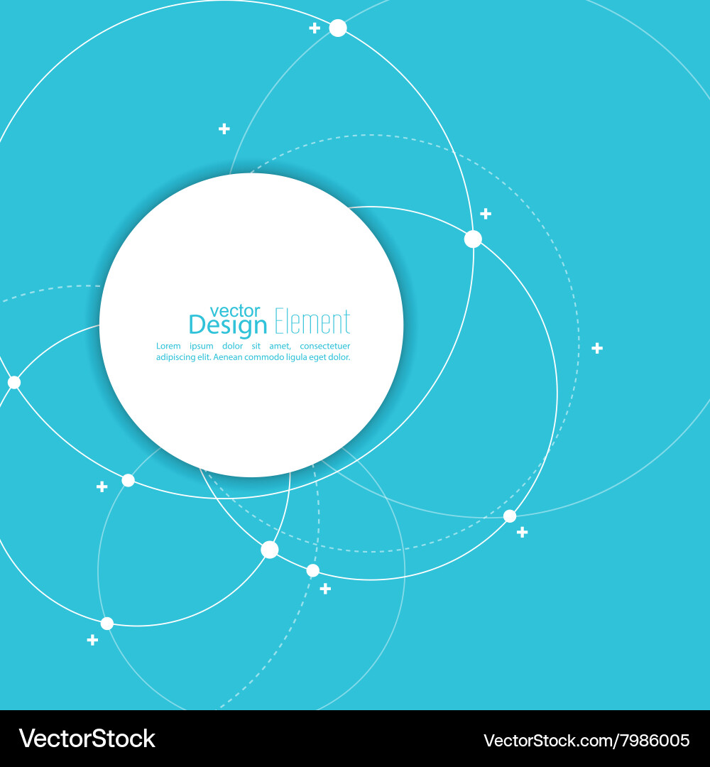 Dynamic Connection Network vector image