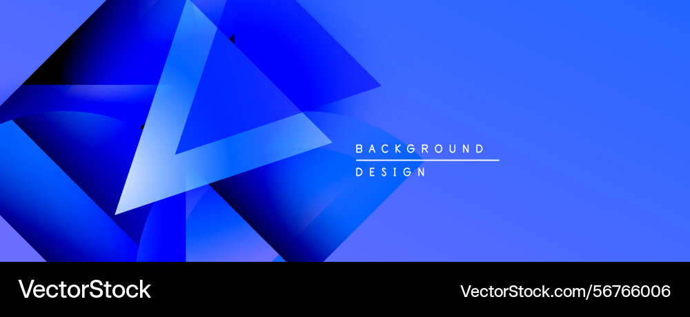 Abstract blue shapes create dynamic composition Abstract blue shapes create dynamic composition vector image