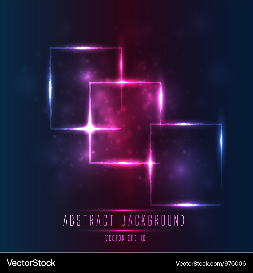 Abstract light frame background vector image