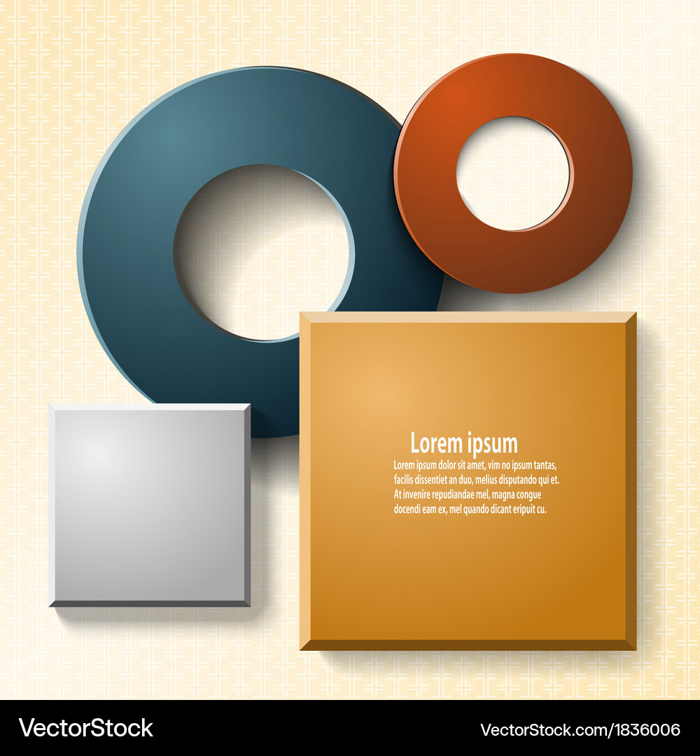 Set of elements for web design and infographics Vector Image
