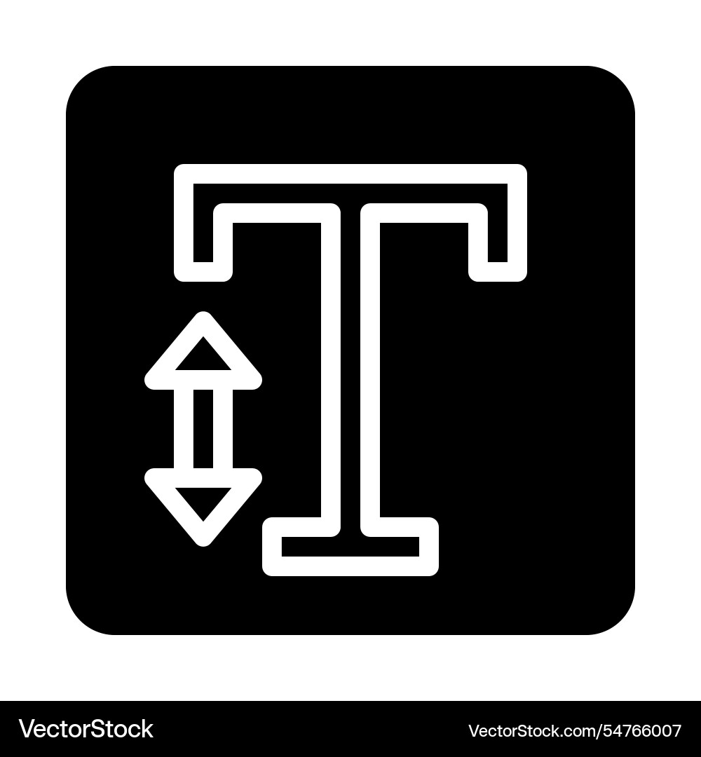 Font size icon concept of text editing typography Font size icon concept of text editing typography Vector Image