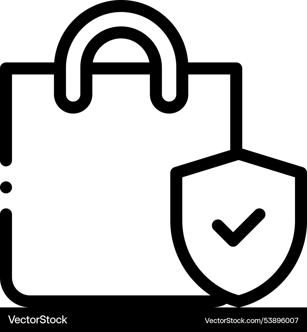 Guard icon thin linear style design isolated Guard icon thin linear style design isolated vector image