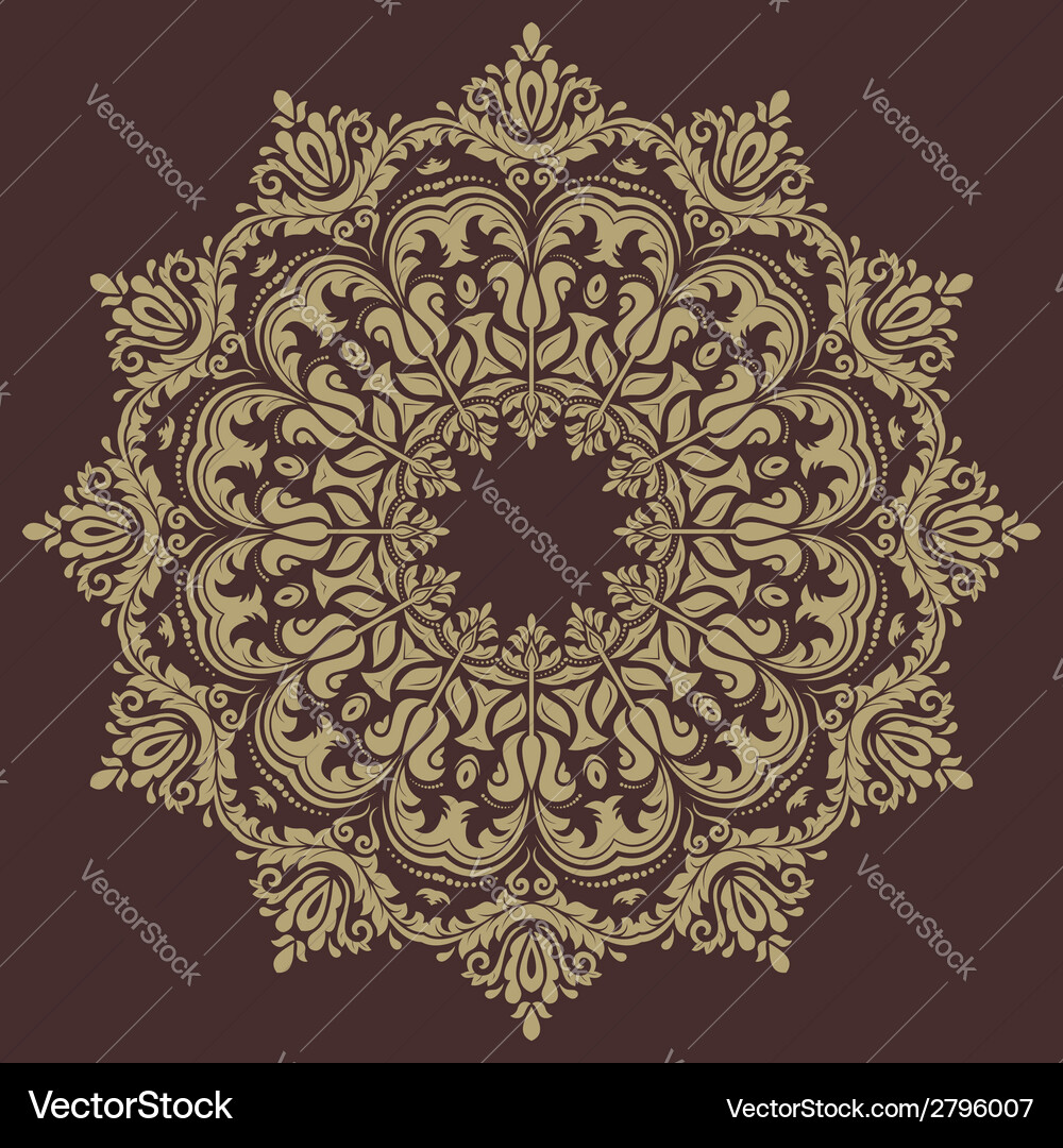 Orient pattern abstract background Vector Image