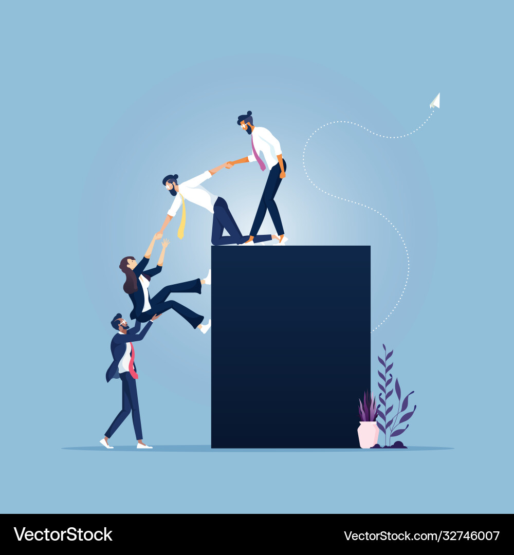 Team Collaboration for Success Royalty Free Vector Image