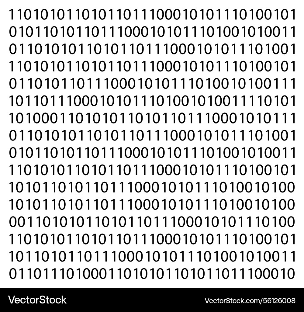 Binary code seamless background Vector Image