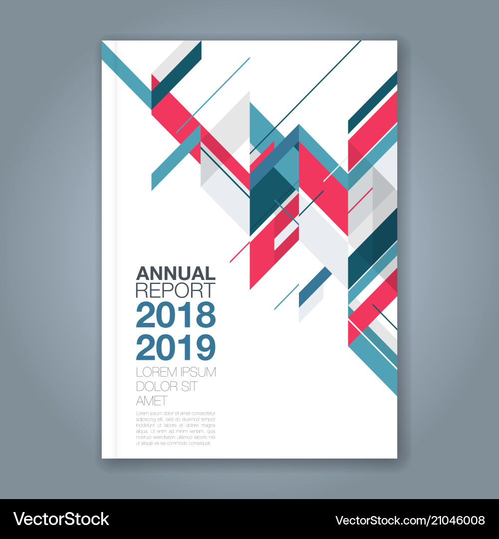 Cover annual report 1012 Cover annual report 1012 vector image