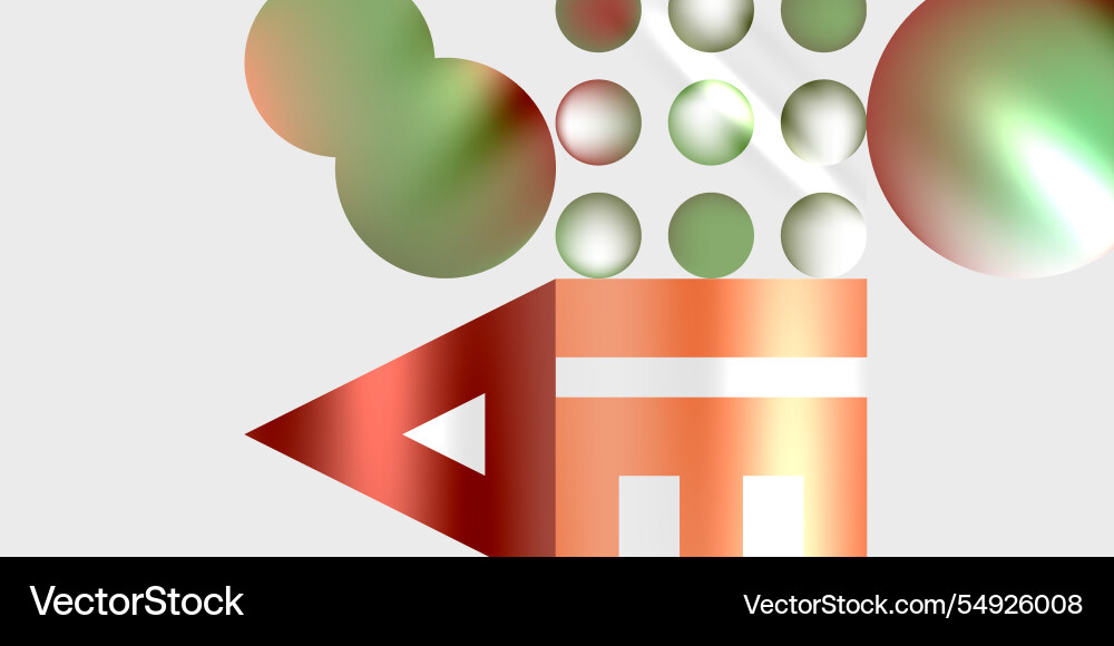 Simple shapes - circles triangles rectangles Vector Image
