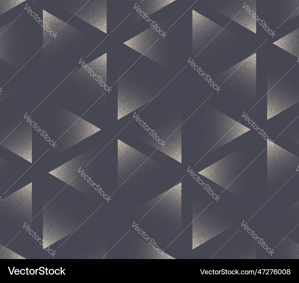 Sparse triangles seamless pattern trend dotted Sparse triangles seamless pattern trend dotted vector image