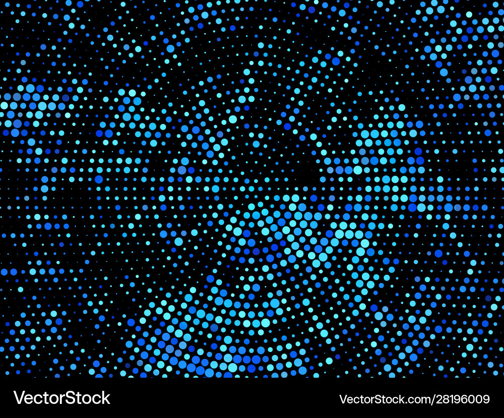 Abstract Blue Particle Shape Background vector image
