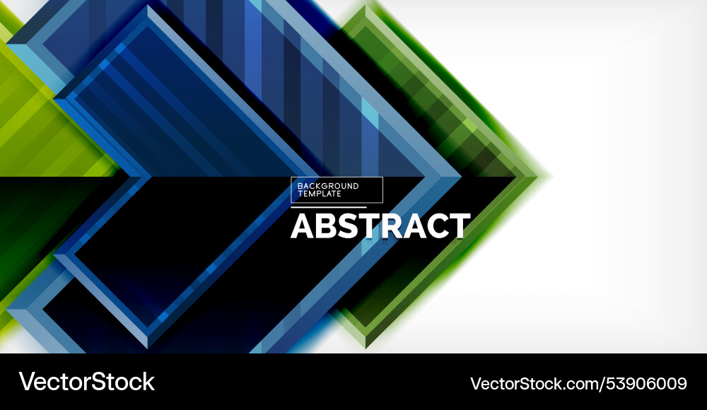 Arrow symbols created with 3d effects and line Vector Image