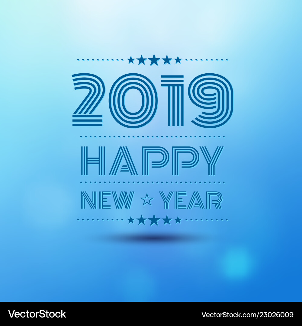 Frohes neues Jahr 2019 Frohes neues Jahr 2019 vektorbild