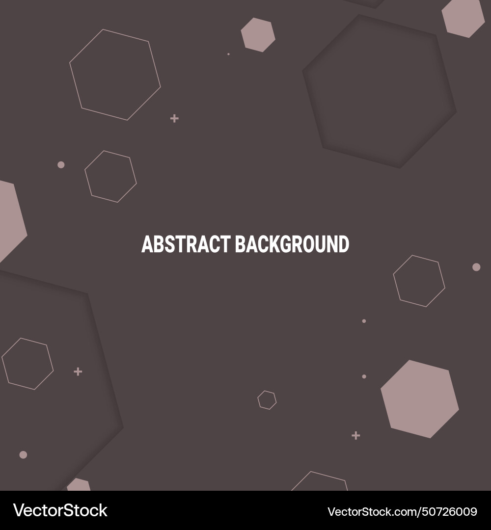 Geometric hexagonal shape background Geometric hexagonal shape background vector image