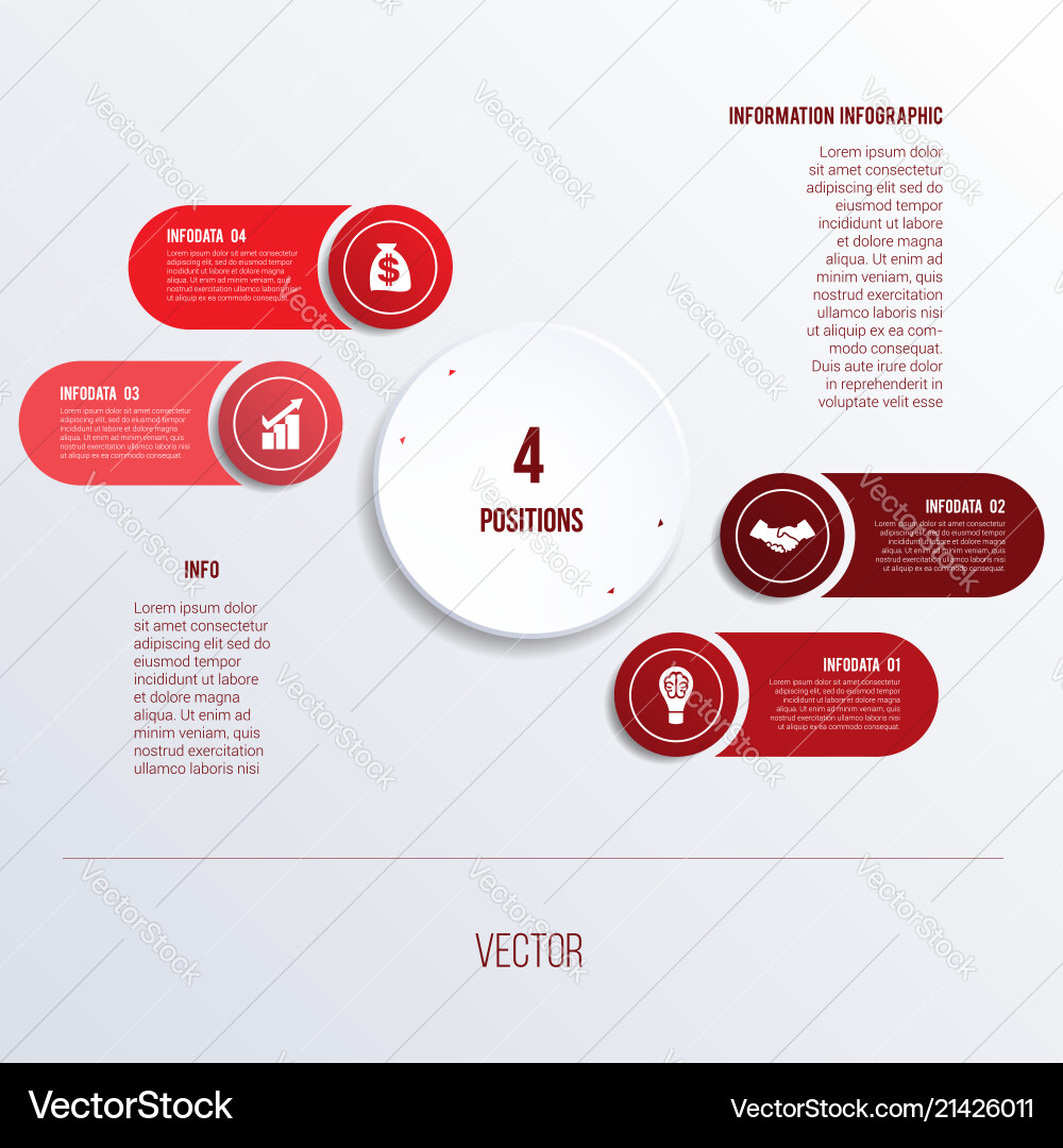 Process chart template for presentation 4 option Process chart template for presentation 4 option Vector Image