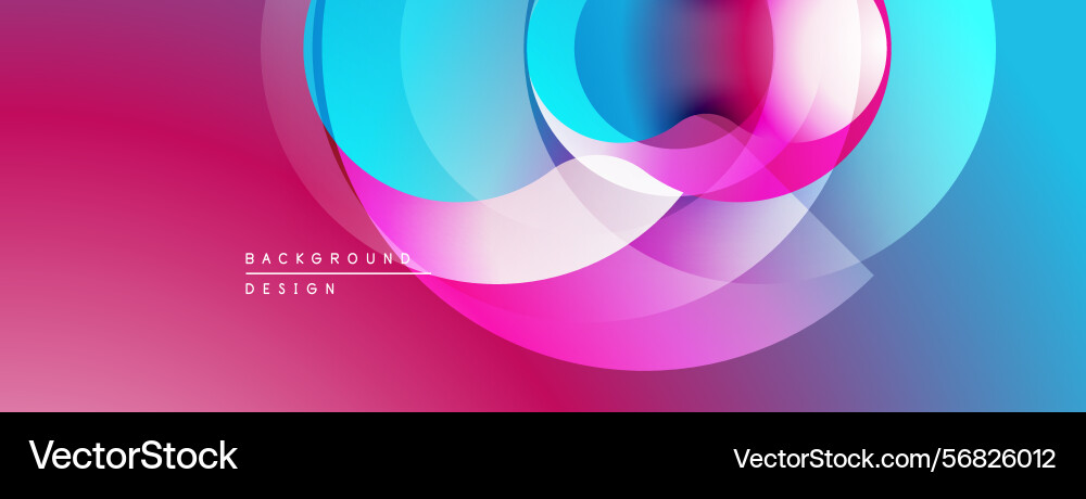 Abstract design features overlapping circles Abstract design features overlapping circles vector image