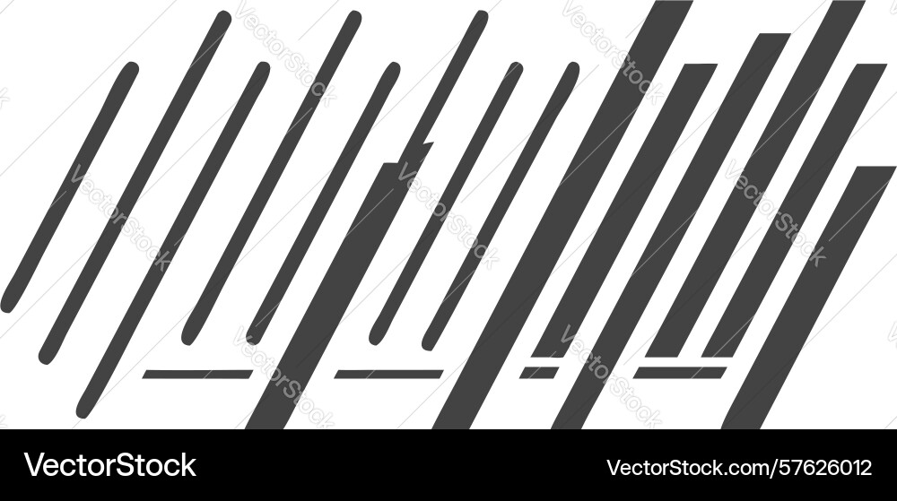 Abstract parallel lines dynamic pattern design vector image