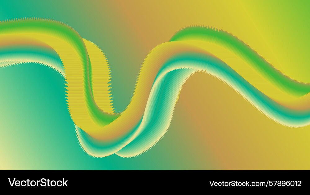 Blend 3d fluid flowing gradient colorful abstract Vector Image