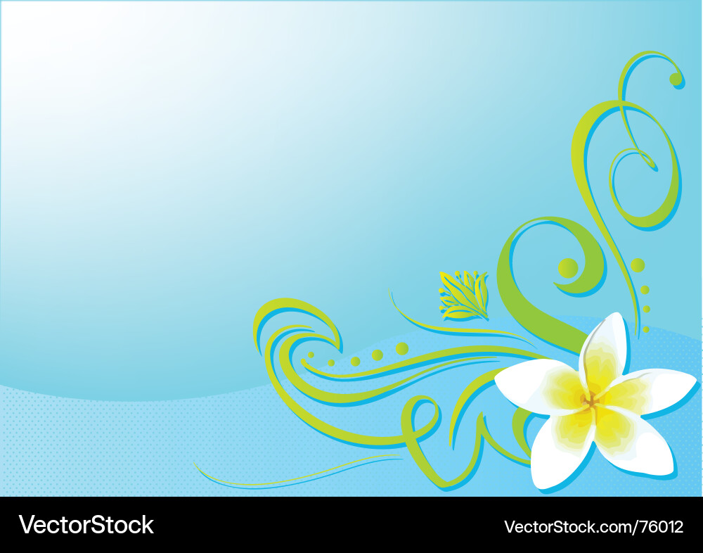 Floral bg Vector Image