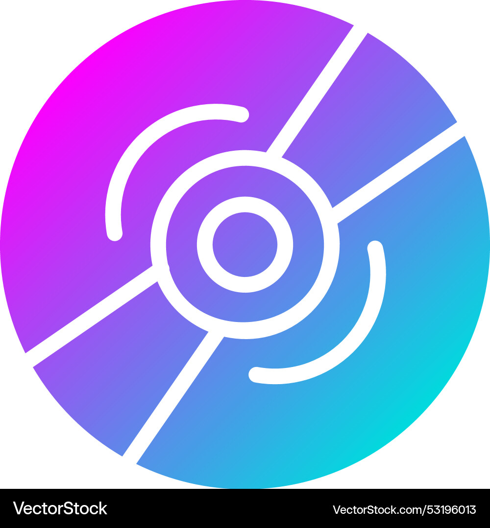 Compact disk icon design Vector Image