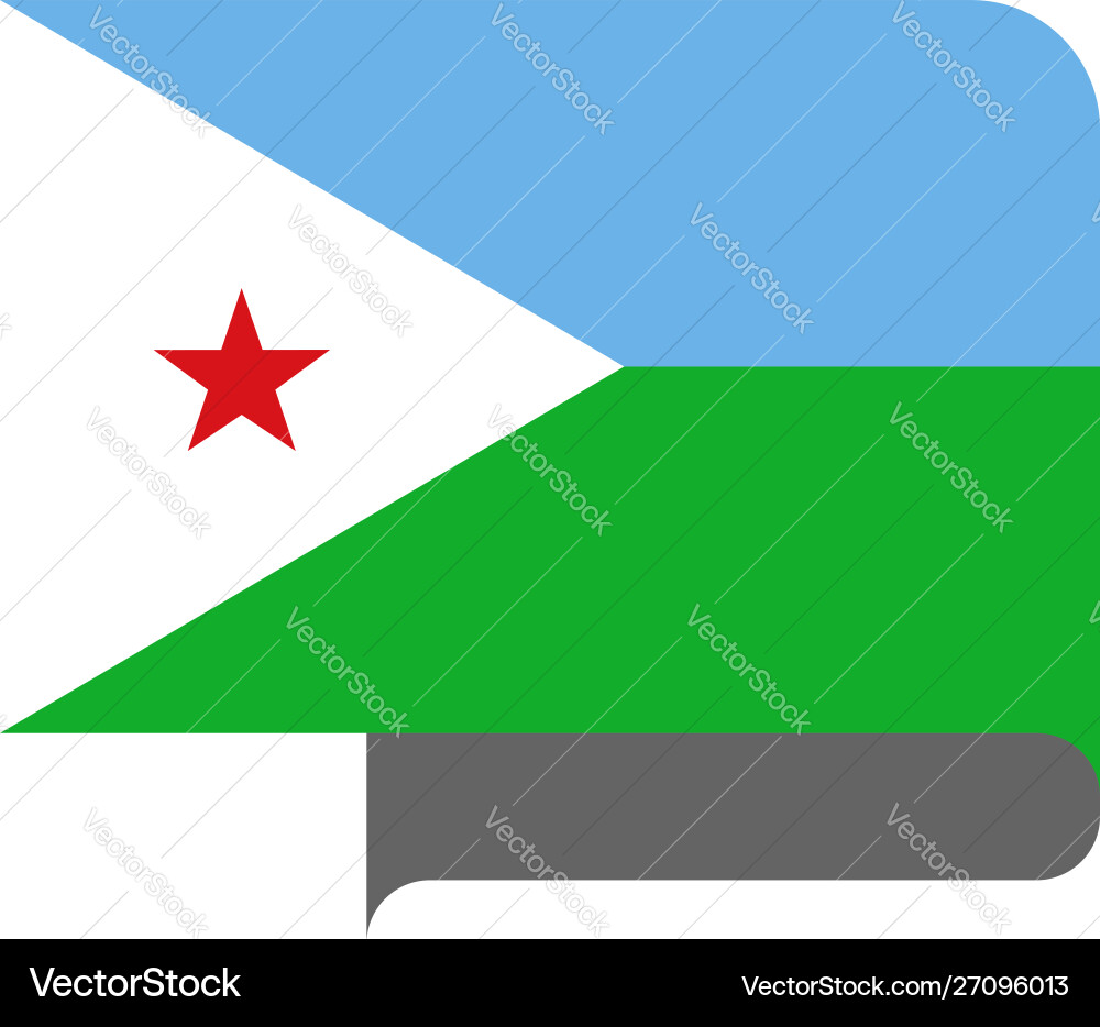 Flag horizontal shape pointer for world map Flag horizontal shape pointer for world map vector image
