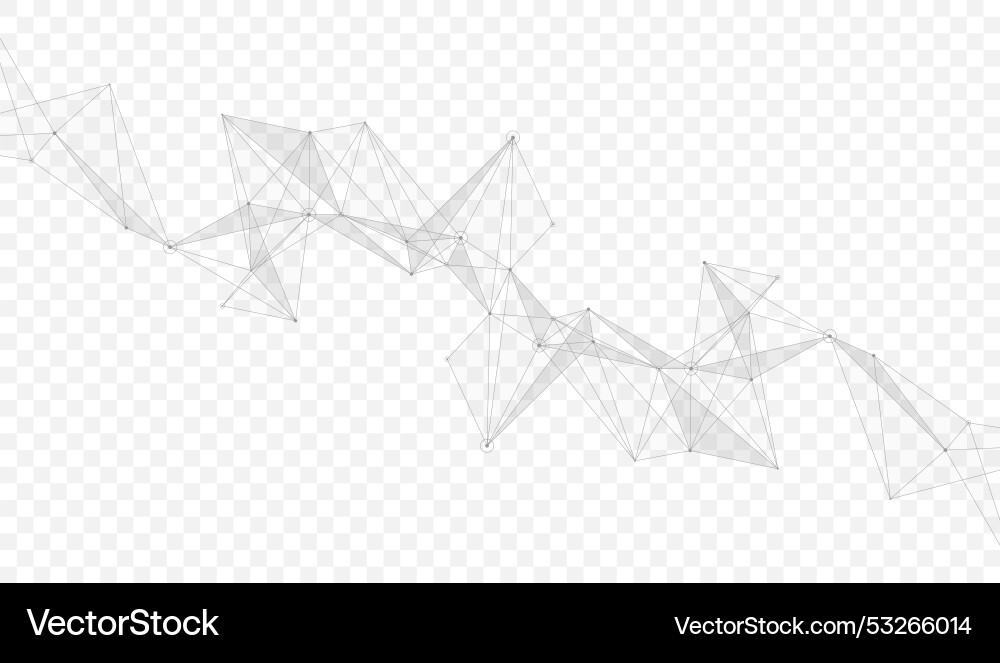 Connecting dots and lines abstract geometric Connecting dots and lines abstract geometric vector image